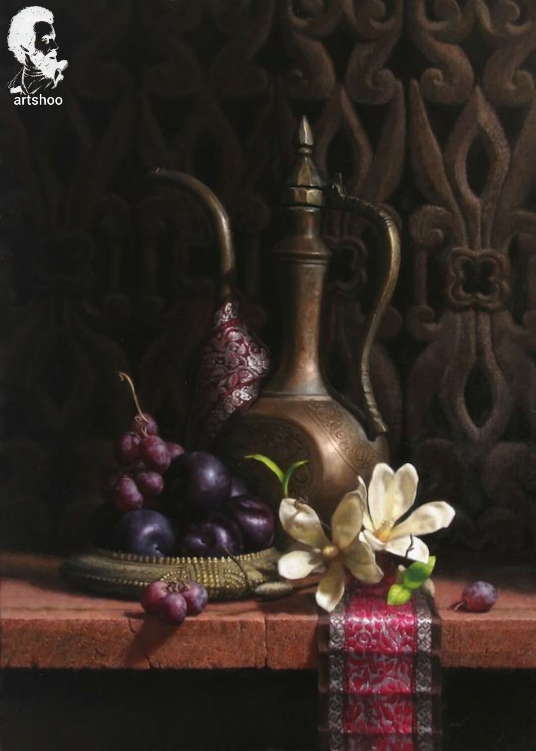 آموزش نقاشی رنگ روغن